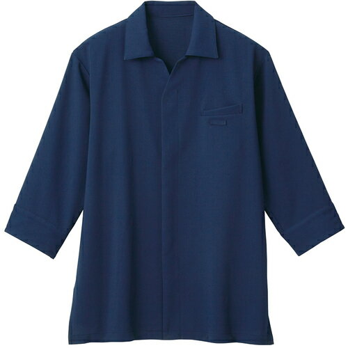 サーヴォ(SERVO) サンペックス 男女兼用ショップコート ネイビー 【品番:AD0602-K3-L】