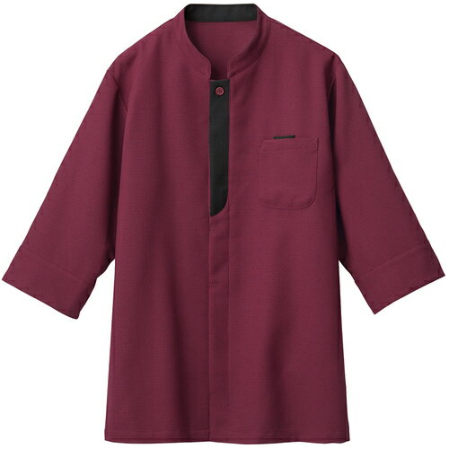 サーヴォ(SERVO) サンペックス 【涼感・防脱色】男女兼用ショップコート エンジ 【品番:BC0600-E9-S】