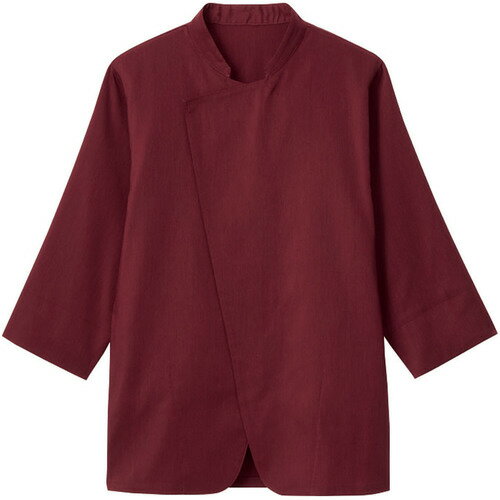 サーヴォ(SERVO) サンペックス 七分袖ショップコート エンジ SS 【品番:LW0902-E9-SS】