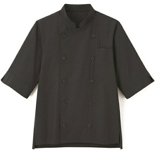 サーヴォ(SERVO) サンペックス 七分袖ショップコート ブラック 3L 【品番:SJAU-1813-B9-3L】