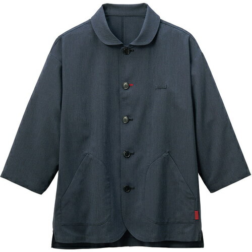 サーヴォ(SERVO) サンペックス 七分袖ショップコート ネイビー L 【品番:SJAU-2005-K3-L】