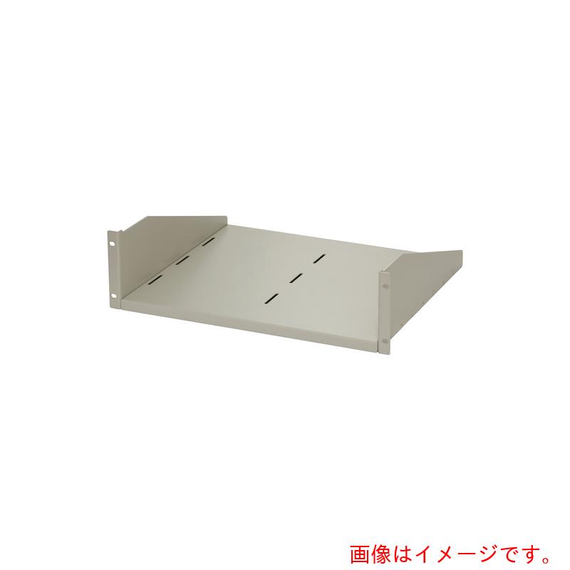 特長 ●EIAラックマウントの棚板です。 ●19インチマウントタイプの収納棚でEIA規格に準拠。 ●長丸穴を利用すればベルト等による簡易固定が可能。 ●50mmピッチでマウントブラケットから棚を前後に移動可能です。 用途 ●19インチマウントできない機器類搭載用。 仕様 ●間口(mm)：482 ●奥行(mm)：400 ●高さ(mm)：132.6 ●色：ホワイトグレイ ●耐荷重(kg)：50 質量・質量単位 ●3.9kg 注意事項 ●許容耐荷重を遵守下さい。 【メーカー名】摂津金属工業（株） 【メーカー品番】RH-3U40-WG