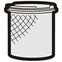 シャープ　掃除機用 筒型フィルター（上）　【品番：2173951224】●