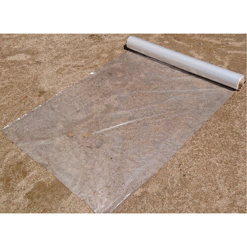 島津商会（Shimazu）　養生用シート　透明　シングル巻　1m×100m　0．15mm　1本セット　【品番：S-005】