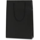 シモジマ HEIKO 手提げ紙袋 ブライトバッグ 黒(MT) SWT 10枚入り 【品番:006138275】