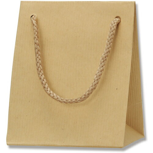 シモジマ　HEIKO　手提げ紙袋　Kバッグ　クラフトエンボス　T−5　10枚入り　【品番：006144315】