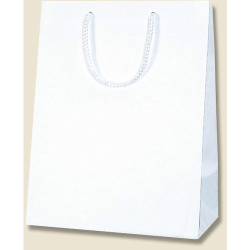 シモジマ　HEIKO　手提げ紙袋　Kバッグ　白エンボス　T−6　10枚入り　【品番：006145202】
