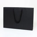 シモジマ HEIKO 手提げ紙袋 ファッションバッグ 黒 LL 10枚入り 【品番:006489301】