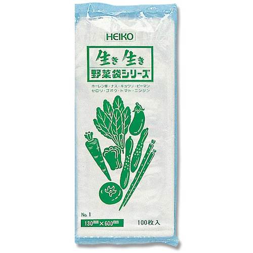 シモジマ　HEIKO　野菜袋　No．1　PPセロリ用　100枚入り　【品番：006721600】