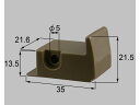 【メール便対応】LIXIL(新日軽) 入口ガイド(上) こはく 【品番:C8NGP100U】