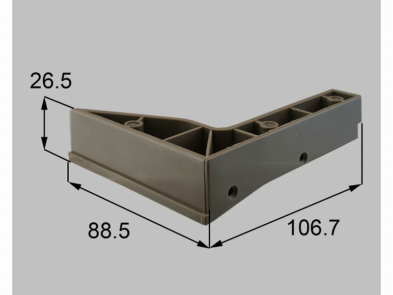 【メール便対応】LIXIL（新日軽）　エンドガイド（雨戸4P用）　こはく　【品番：C8NGP99D】