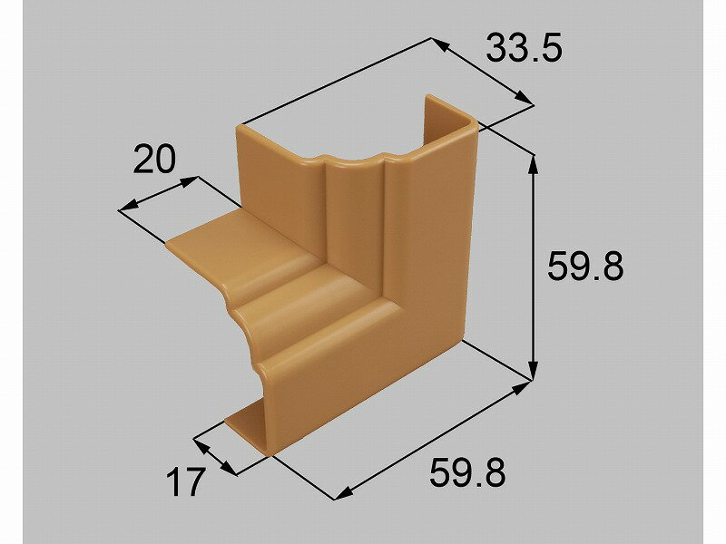 LIXIL（新日軽）　化粧額縁コーナーブロック　クリアバーチ　【品番：Z8CY2608】