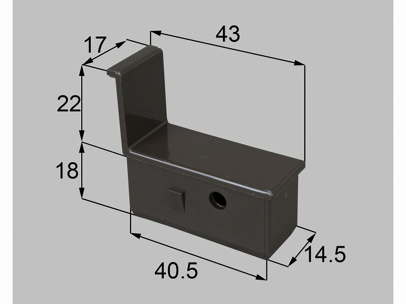 【メール便対応】LIXIL（新日軽）　縦枠上端キャップ（R）　ブラウン系　【品番：SYDV882RS01】
