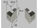 LIXIL(新日軽) 前枠キャップセット(R・L) グレー系 【品番:Q8CY1351】
