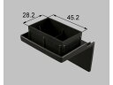 LIXIL(新日軽) 召合せ下部プルバーキャップ(結露受け型) R ブラック系 【品番:SVQT447RS01】(4)