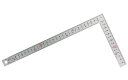 シンワ測定 曲尺厚手広巾 シルバー 30cm 表裏同目 8段目盛 cm表示 JIS 【品番:10451】