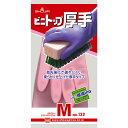 ショーワグローブ ビニトップ厚手 M ピンク 【品番:4901792013819】