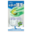 ショーワグローブ ビニトップ薄手 L ホワイト 【品番:4901792013345】