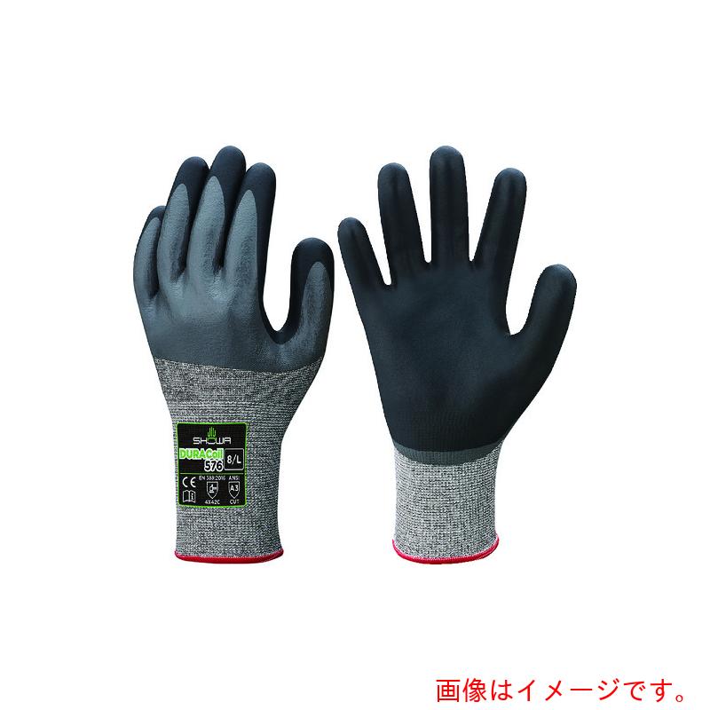 ショーワグローブ SHOWA 耐切創手袋 NO576 デュラコイル576 グレー Sサイズ 【品番:NO576-S】