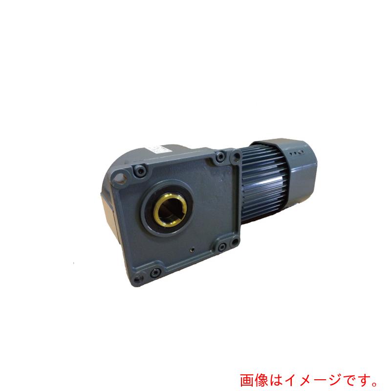 シグマー技研　高効率IE3、直行中空軸三相1500Wフランジ取付形ブレーキ付きギアモーター　減速比1／80　【品番：TMHFB-15E-80】