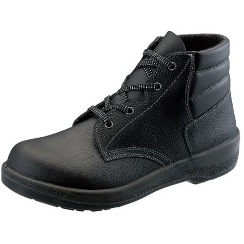 シモン 安全靴 中編上 7522黒 23．5cm 【品番：7522N-23.5】