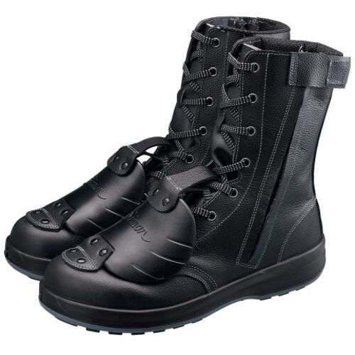 シモン　安全靴　長編上　チャック付　甲プロ付　SF33C付D−1　26．5cm　【品番：SF33CD-1-265】