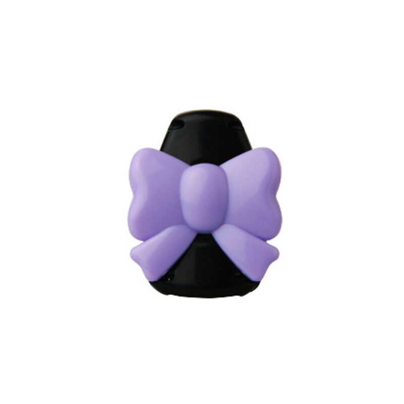 【メール便対応】ソニック　キッズクリップ リボン 服に穴が開かない名札留め　バイオレット　【品番：..