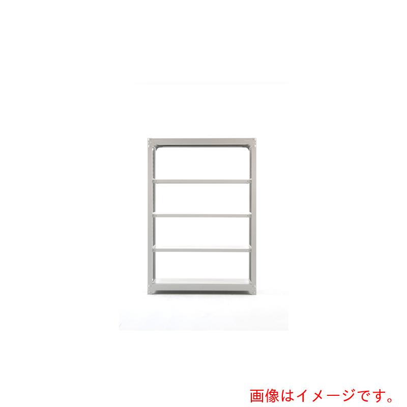 【別途送料あり】双福鋼器　中量ボルトレスラック　300kg　1500×1800×700　天地4段　増連　ホワイトグレー　【品番：MBL-56K4-CW】(4)
