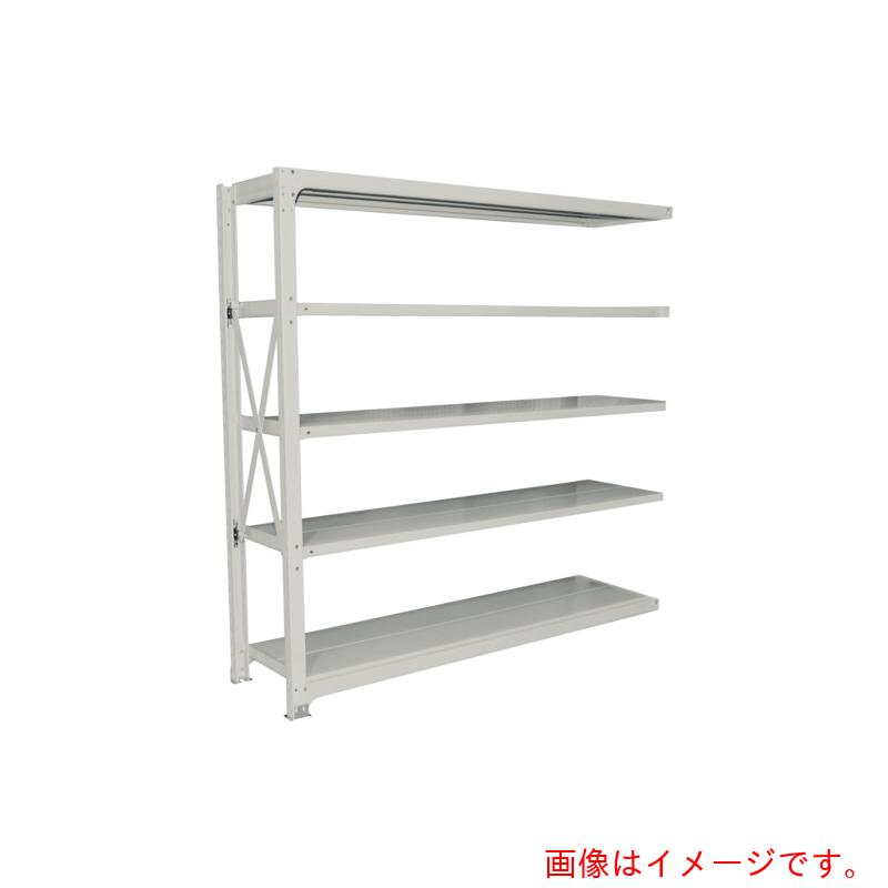 【別途送料あり】双福鋼器　中量ボルト式ラック　300kg　1200×900×480　天地4段　　増連　ホワイトグレー　【品番：MSL-43S4-CW】(4)