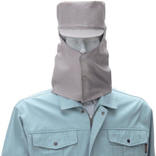 【メール便対応】桑和（SOWA）　10012　溶接帽子　ツバあり　たれなし　グレー　M　【品番：10012-7-M】