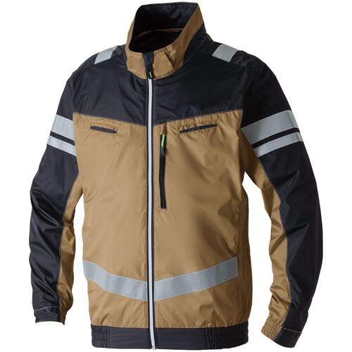 桑和（SOWA）　長袖EFブルゾン（反射材付）　ライトブラウン　LL　【品番：7369-10-87-LL】