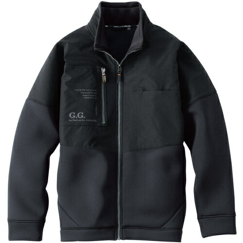 桑和（SOWA）　G．G．　7674−00　ストレッチ軽防寒ブルゾン　ブラック　LL　【品番：7674-00-4-LL】