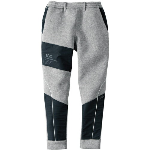 桑和（SOWA） G．G． 7674-07 ストレッチ軽防寒ジョガーパンツ 杢グレー M 【品番：7674-07-26-M】