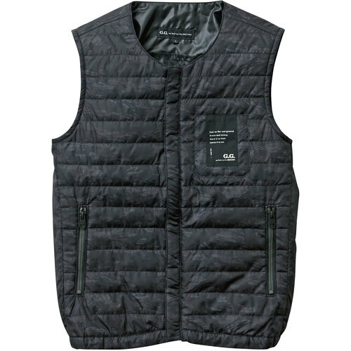 桑和（SOWA） G．G． 8234-06 防寒ベスト カモフラグレー 3L 【品番：8234-06-511-3L】