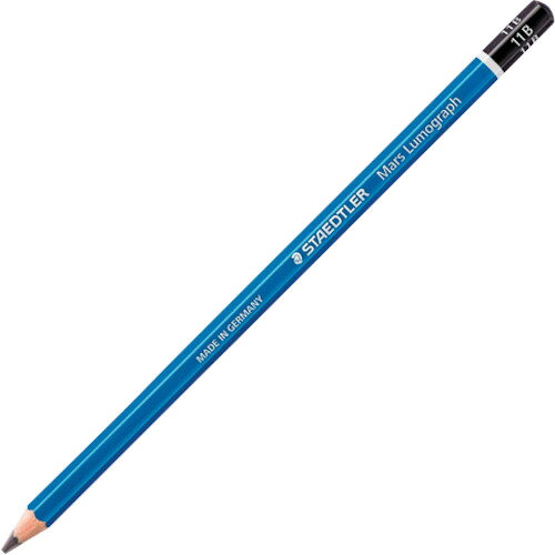 ステッドラー日本（STAEDTLER） 747414）マルス ルモグラフ 製図用高級鉛筆 11B 【品番：100-11B】
