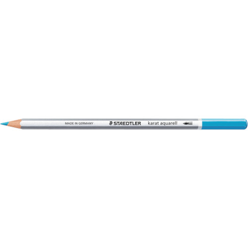 【メール便対応】ステッドラー日本（STAEDTLER）　879227）カラト　アクェレル　水彩色鉛筆　シアン　【品番：125-37】