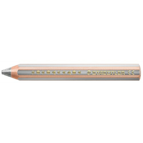 【メール便対応】ステッドラー日本（STAEDTLER）　764704）ノリス　ジュニア色鉛筆　ぎんいろ　【品番：140-81】