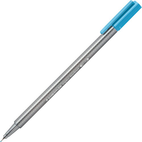 【在庫処分】【メール便対応】ステッドラー日本（STAEDTLER）　747448）トリプラス　ファインライナー・細書きペン　アズール　【品番：334-32】