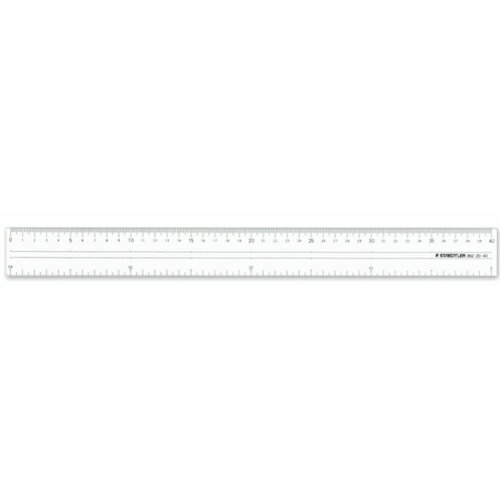 ステッドラー日本（STAEDTLER）　716698）　直線定規・両側目盛り付き　40cm　【品番：962 20-40】
