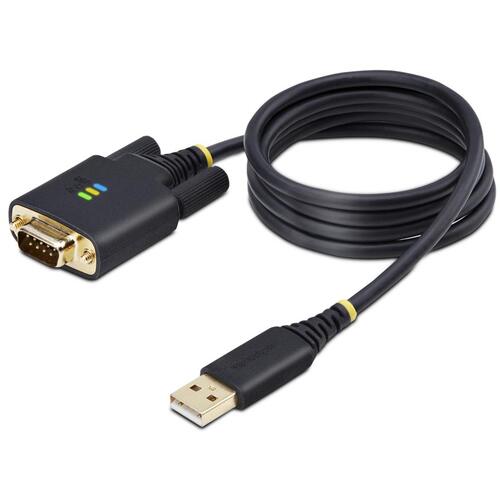 StarTech.com　USB　−　シリアル変換ケーブル／USB　2．0／1m／1ポート／COM保持機能／ESD保護／DB9シリアルコンバーター　