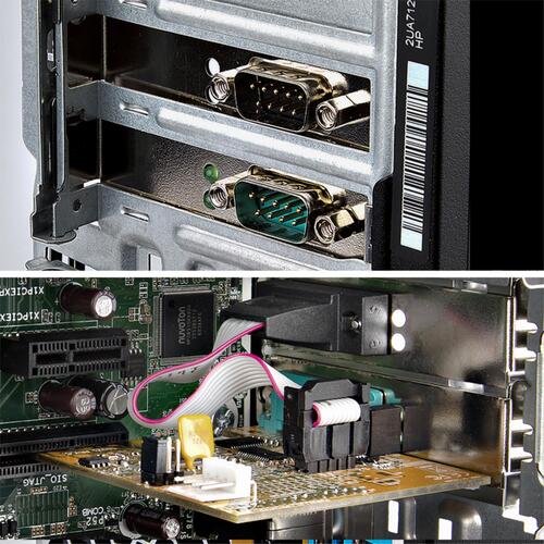 StarTech.com　RS232Cシリアルアダプターカード／PCI　Express／2ポート／16C1050　UART／Win＆Linux　【品番：21050-PC-SERIAL-LP】