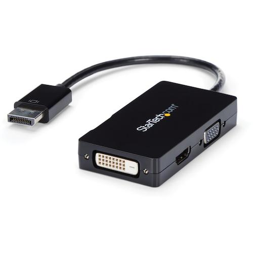 StarTech.com　ディスプレイアダプター／DP　−　VGA，　DVI，　HDMI／1080p／ブラック／ビデオ　変換　コンバーター　