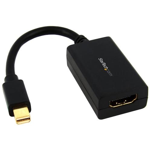 【メール便対応】StarTech.com ディスプレイアダプター／Mini DisplayPort- HDMI／1080p／ブラック／ビデオ 変換 コンバーター 【品番：MDP2HDMI】