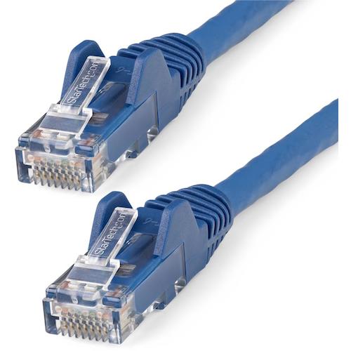 StarTech.com　カテゴリ6　LANケーブル／2m／ブルー／10GbE　650MHz／ハロゲンフリー／ツメ折れ防止機構付／CAT6　