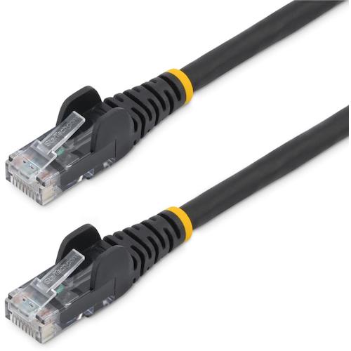 StarTech.com　カテゴリ6　LANケーブル／50cm／ブラック／10GbE　650MHz／ハロゲンフリー／ツメ折れ防止機構付／CAT6　
