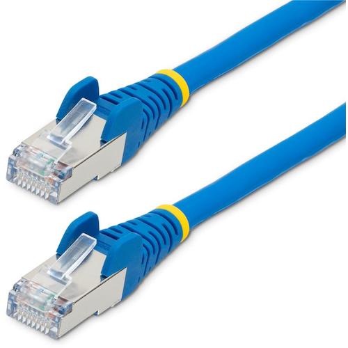 StarTech.com　カテゴリ6A　LANケーブル／50cm／ブルー／10GbE　500MHz／ハロゲンフリー／ツメ折れ防止機構付／CAT6A　