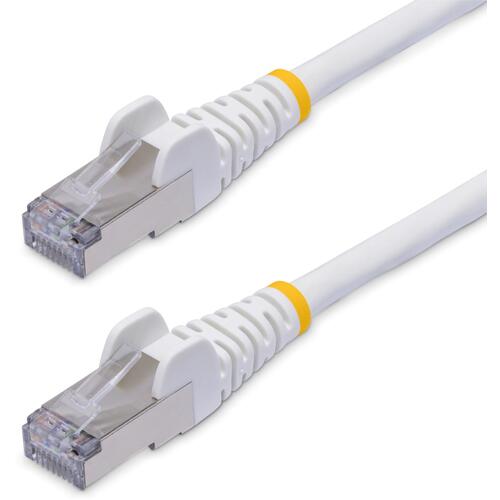 StarTech.com　CAT8　LANケーブル／10m／ホワイト／25G／40G／PoE／低煙ゼロハロゲン／カテゴリ8　イーサネットケーブル　