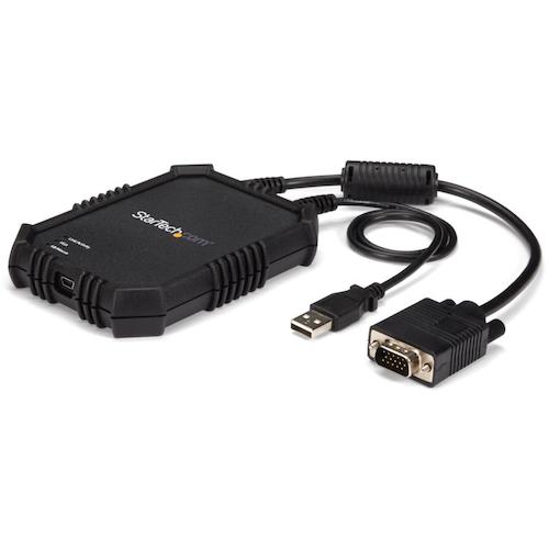 StarTech.com　KVMコンソールアダプター／ノートパソコン・サーバー接続／VGA／1920x1200／USBバスパワー　
