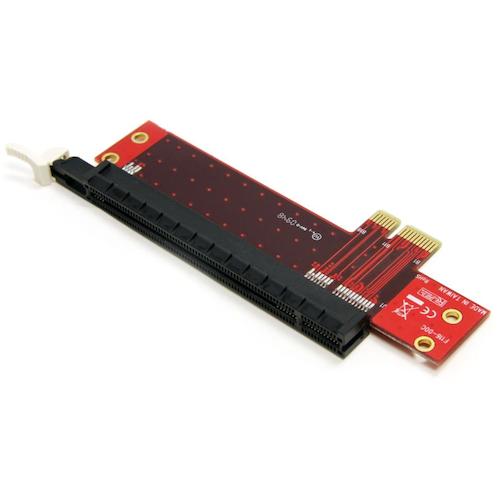 StarTech.com PCI Express x1 − x16 変換カード／ロープロファイル用アダプター／拡張 エクステンダー コンバーター 【品番：PEX1TO162】