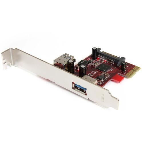 StarTech.com　USB−A拡張カード／PCIe　2．0　x1／2ポートUSB−A　3．2　Gen　1／インターフェース／Windows　【品番：PEXUSB3S11】